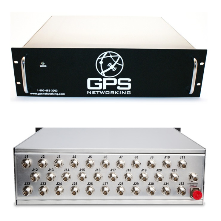 GPS Networking RMALDCBS1X32 Rack Mount Amplified GPS Splitter 1X32